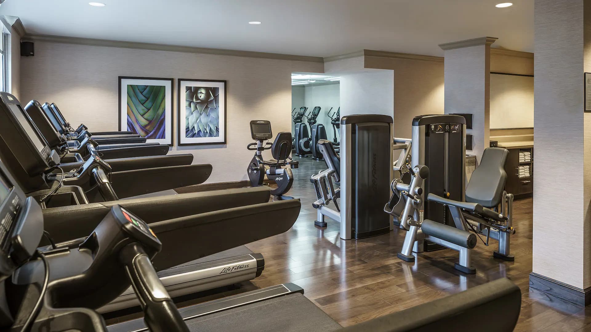 Fitnessraum des Hotels